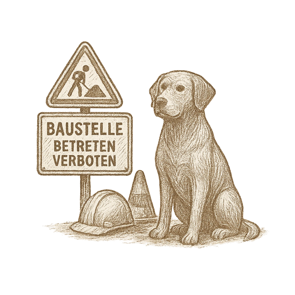 Hunde-Seite im Aufbau