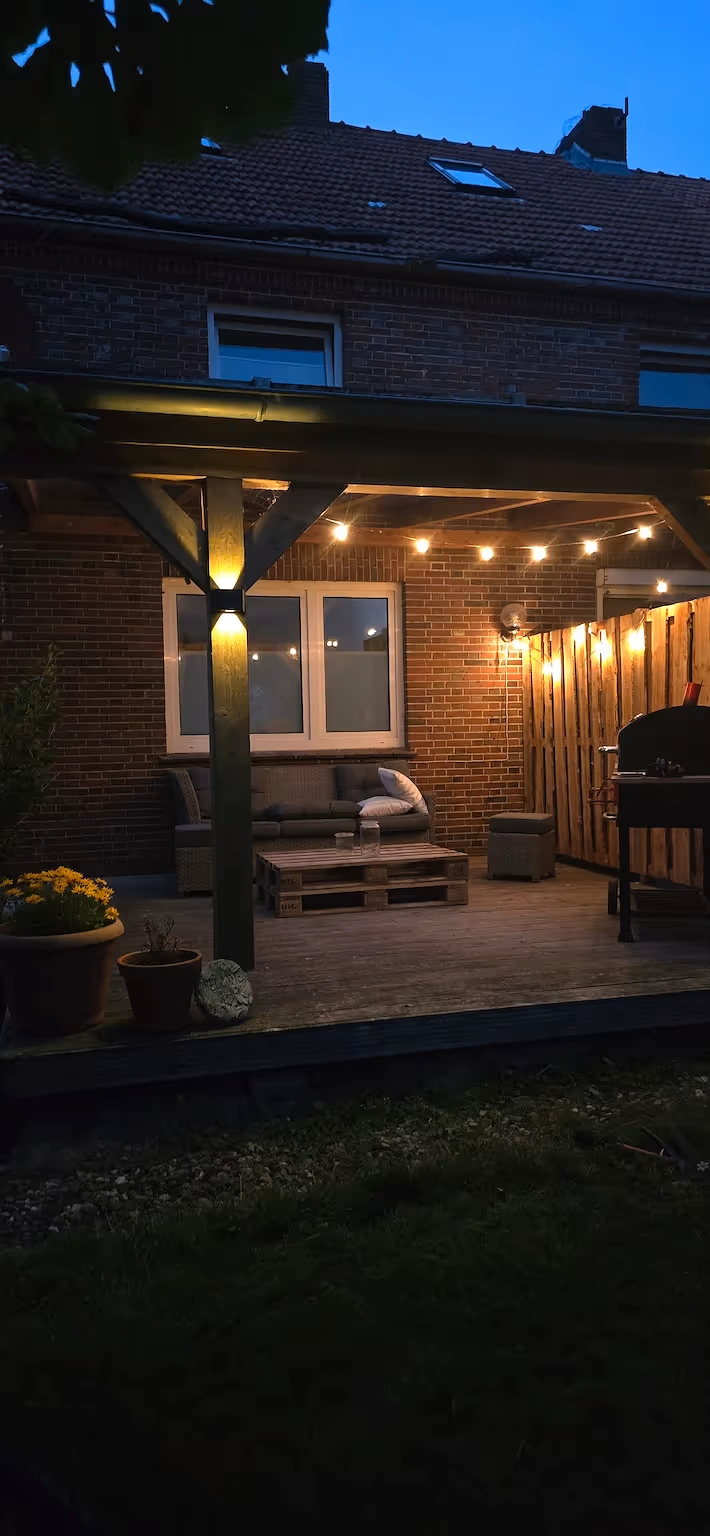 Ferienwohnung Wiesmoor Ranch - Terrasse