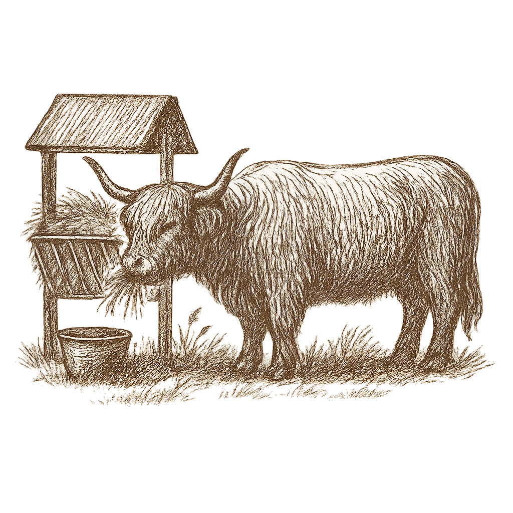 Fütterung und Ernährung der Mini-Highlands